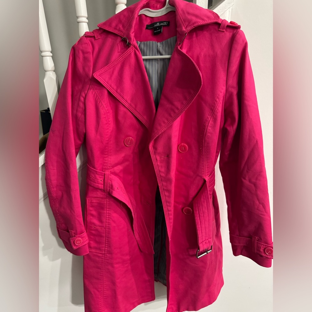 Willi Smith - pink trench coat